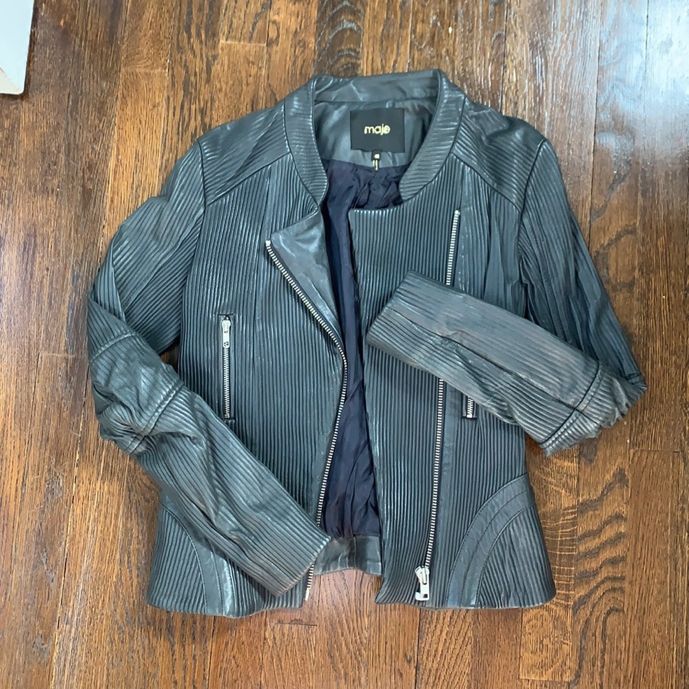 Maje Leather Jacket